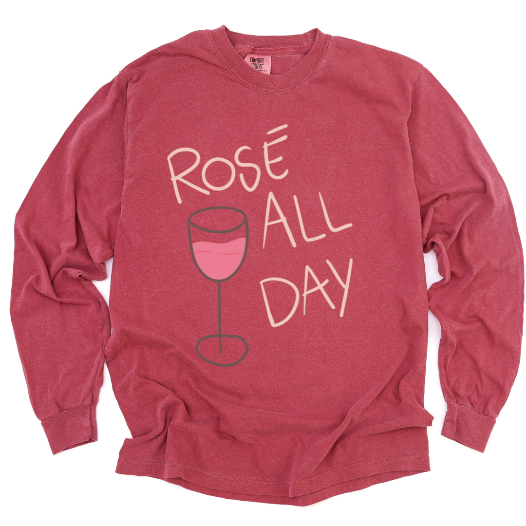 Rose All Day - Comfort Colors Premium Long Sleeve T Shirt