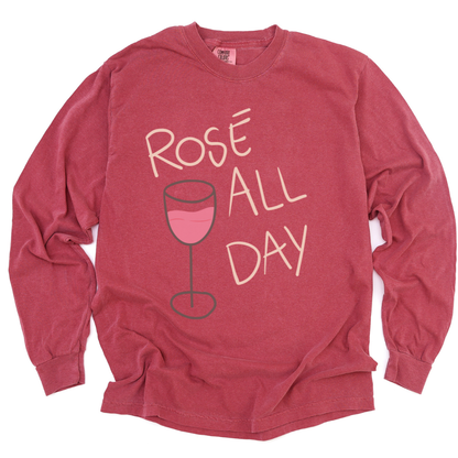 Rose All Day - Comfort Colors Premium Long Sleeve T Shirt