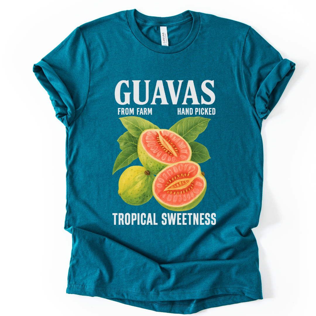 Guavas Tropical Sweetness Tee - Bella Canvas Super Soft T Shirt