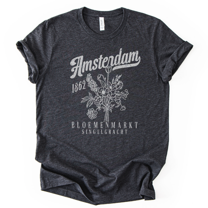 Amsterdam Flower Market - Bella Canvas Super Soft T Shirt