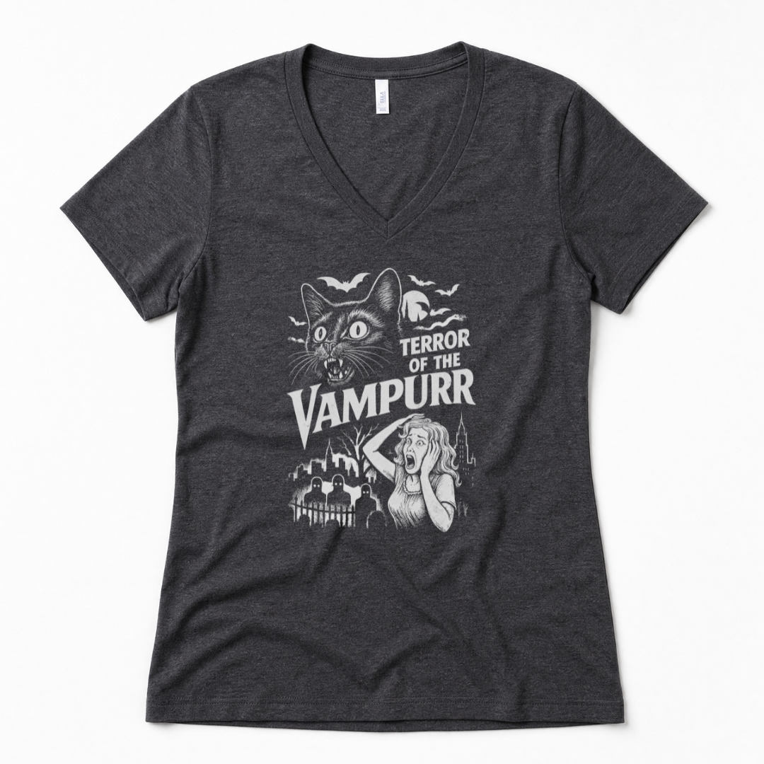 Terror Of The Vampurr - Super Soft V-Neck