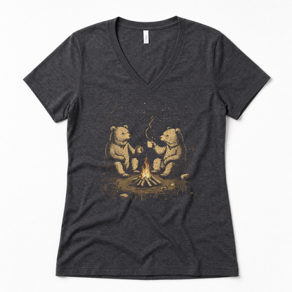 Camping Bears - Super Soft V-Neck