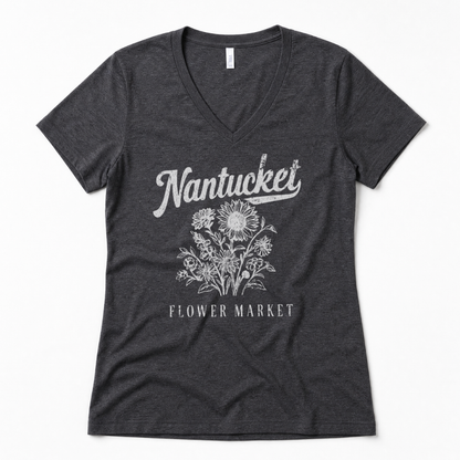Nantucket Flower Market - Super Soft V Neck