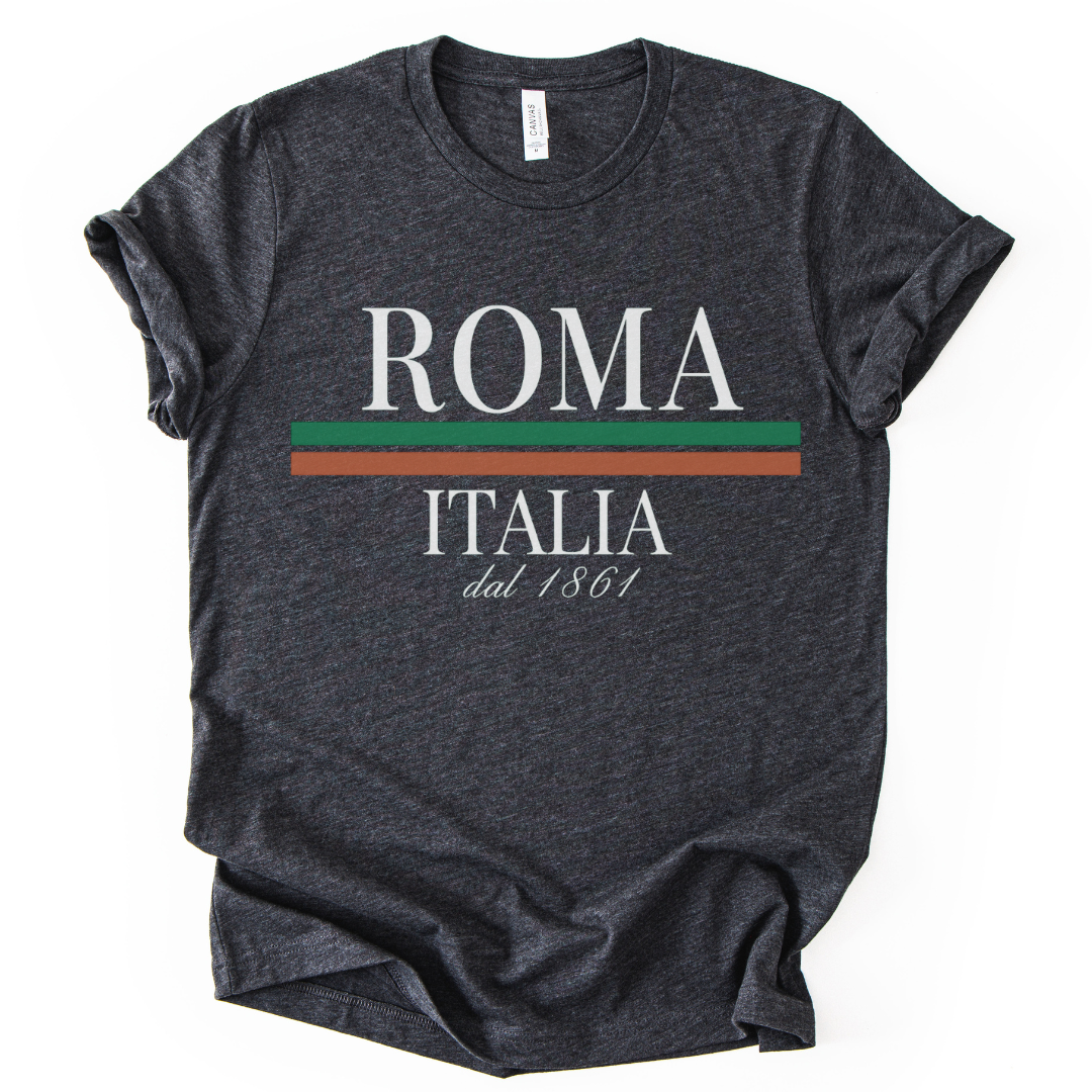 Roma Italia - Bella Canvas Super Soft Standard Fit T Shirt