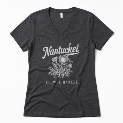Nantucket Flower Market - Super Soft V Neck