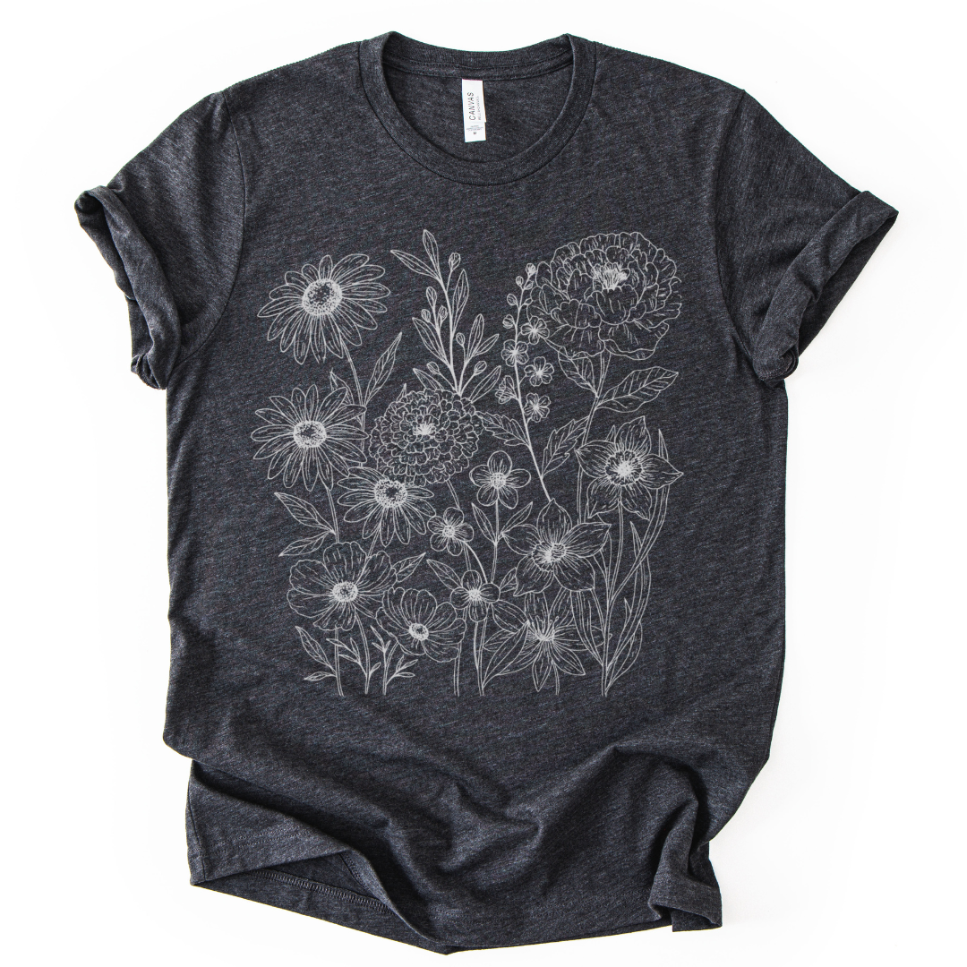 Petal Cartography  - Bella Canvas Super Soft T Shirt