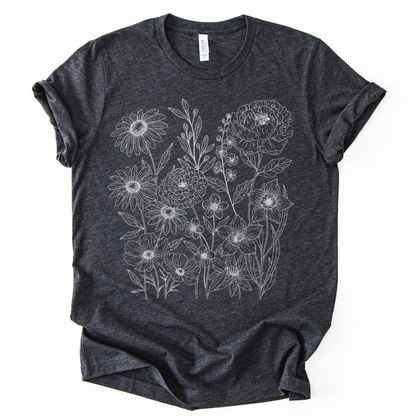 Petal Cartography  - Bella Canvas Super Soft T Shirt