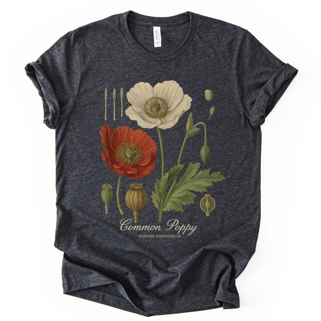 Common Poppy - Bella Canvas Super Soft T Shirt