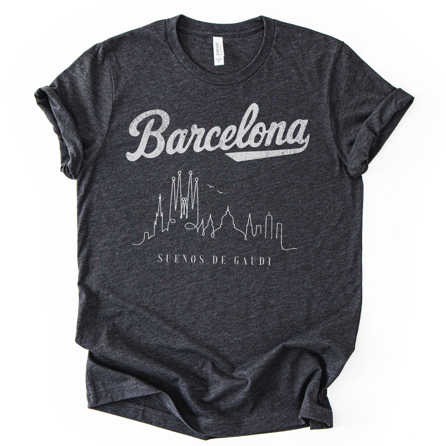 Barcelona, Dreams of Gaudi - Bella Canvas Super Soft T Shirt
