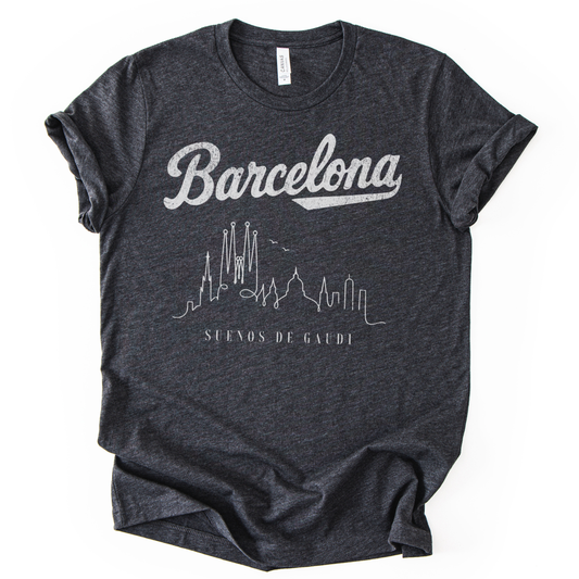 Barcelona, Dreams of Gaudi - Bella Canvas Super Soft T Shirt