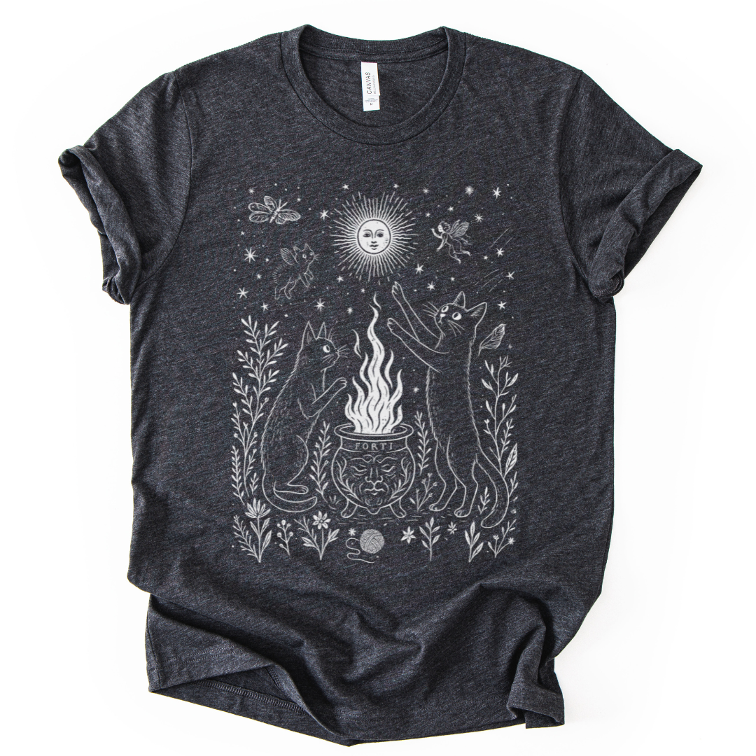 Midnight Meowgic - Bella Canvas Super Soft T Shirt