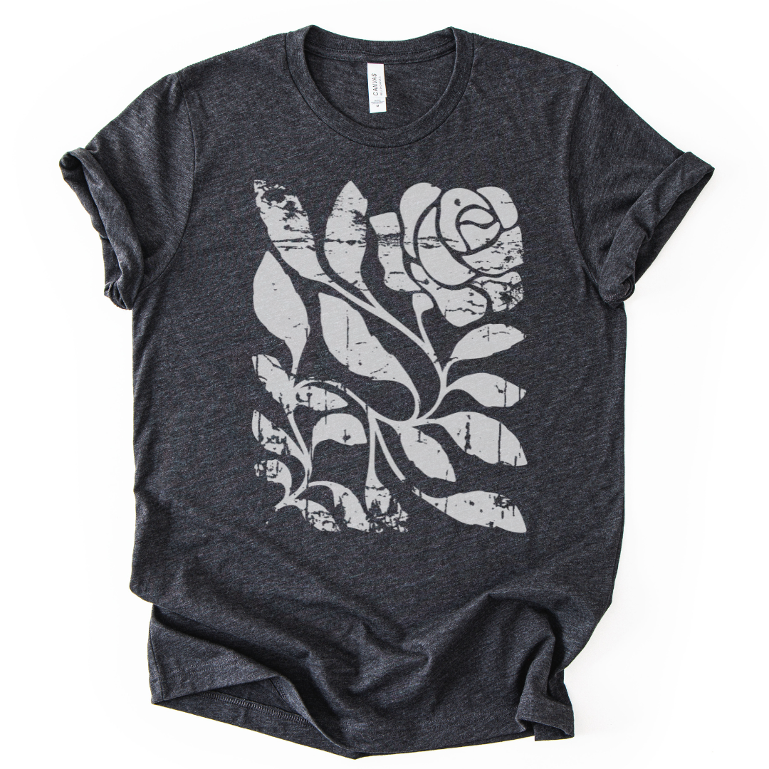Twisted Vintage Rose  - Bella Canvas Super Soft T Shirt