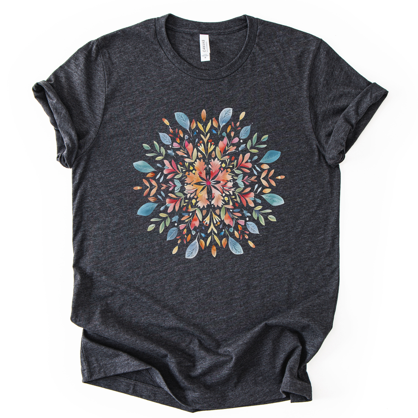 Plant Mandala - Bella Canvas Super Soft Standard Fit T Shirt
