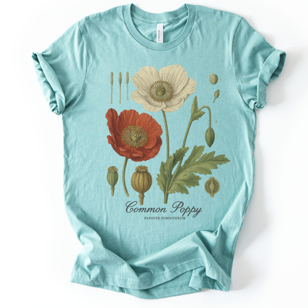 Common Poppy - Bella Canvas Super Soft T Shirt