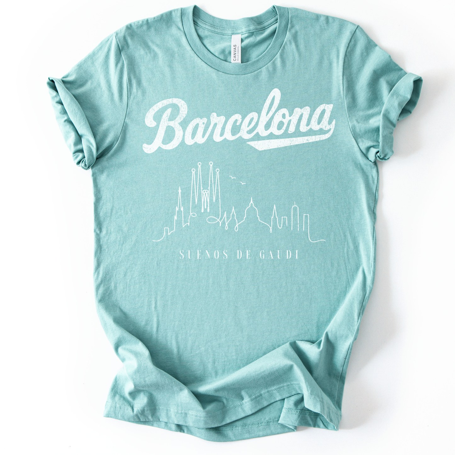 Barcelona, Dreams of Gaudi - Bella Canvas Super Soft T Shirt