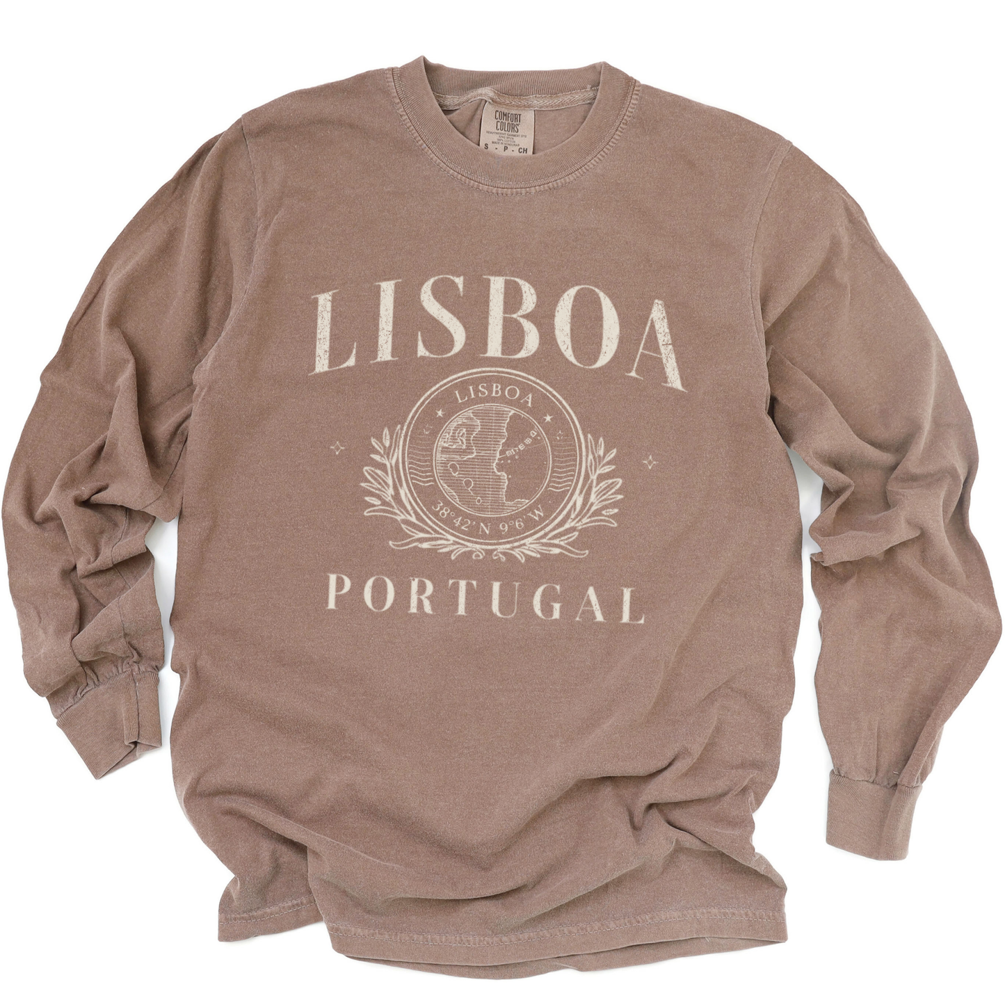 Lisboa Portugal - Comfort Colors Long Sleeve Premium T Shirt