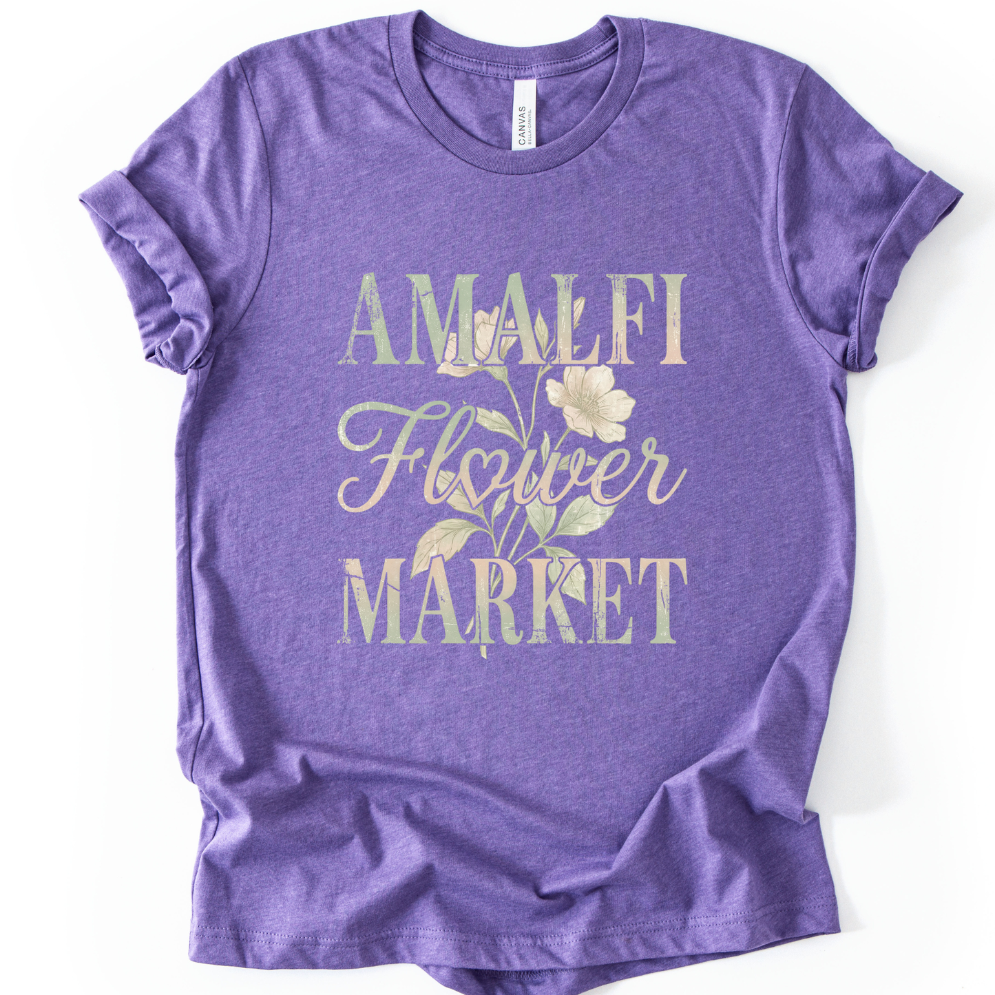 Amalfi Flower Market - Bella Canvas Super Soft T Shirt