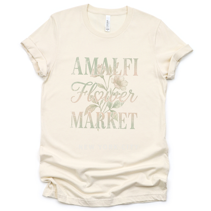 Amalfi Flower Market - Bella Canvas Super Soft T Shirt