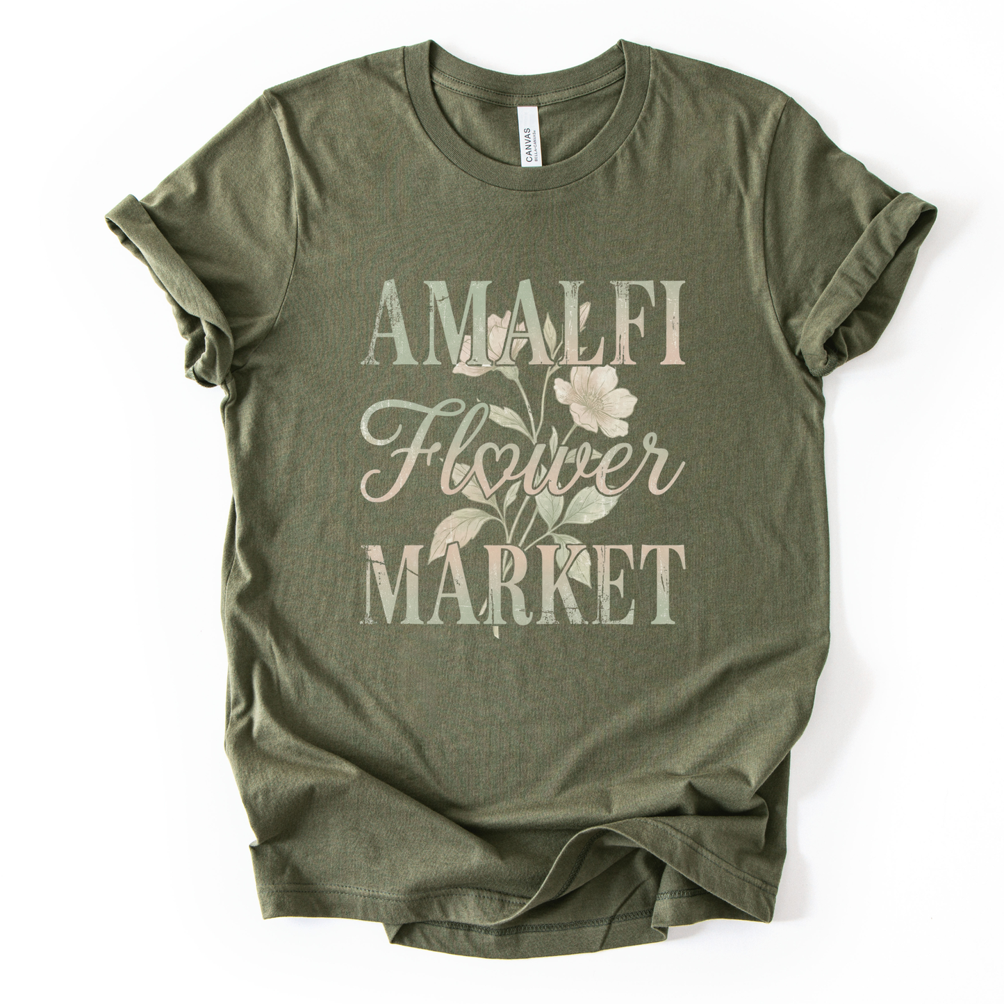 Amalfi Flower Market - Bella Canvas Super Soft T Shirt