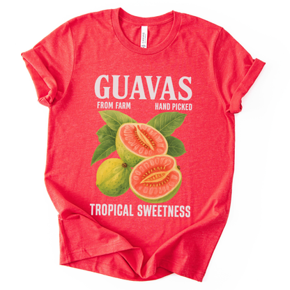 Guavas Tropical Sweetness Tee - Bella Canvas Super Soft T Shirt