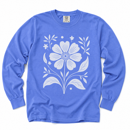 Petalis Blanco - Comfort Colors Long Sleeve Premium T Shirt