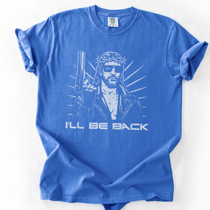 I'll Be Back -  Relaxed Fit Vintage Wash T Shirt