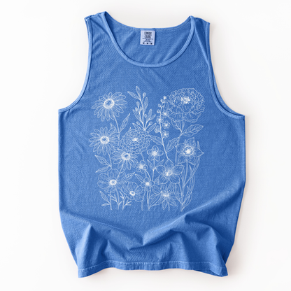 Petal Cartography - Comfort Colors Premium Tank Top