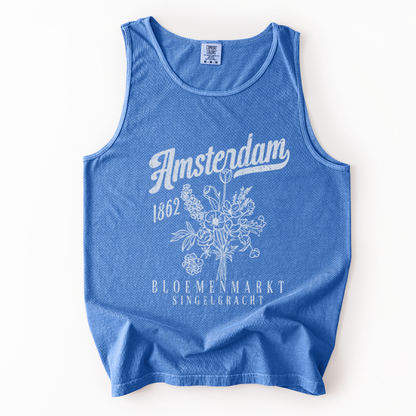 Amsterdam Flower Market - Comfort Colors Premium Tank Top