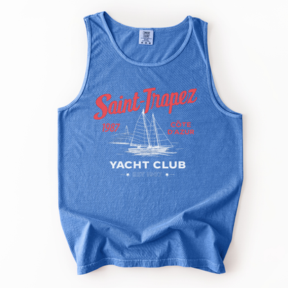 Saint Tropez Yacht Club - Comfort Colors Premium Tank Top