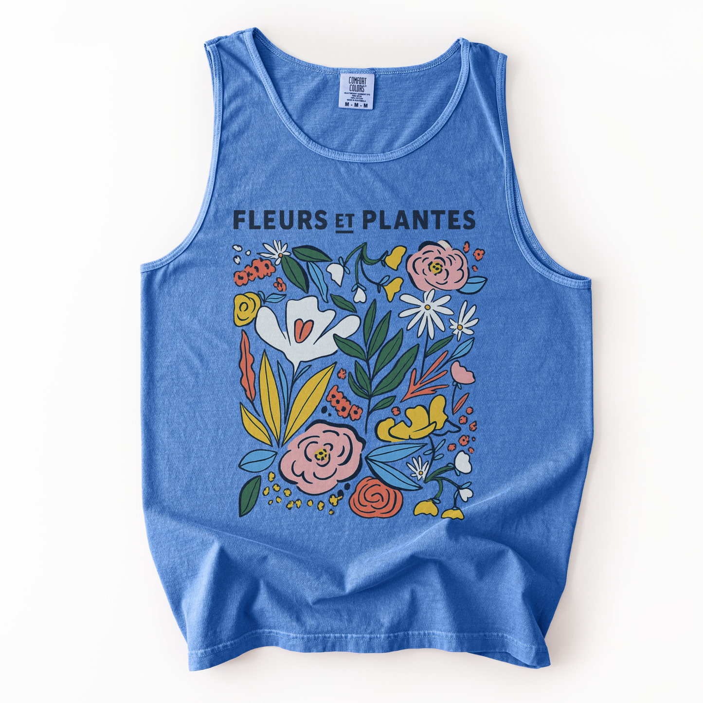 Fleurs Et Plantes - Comfort Colors Premium Tank Top