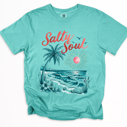 Salty Soul - Comfort Colors Relaxed Fit Premium T Shirt