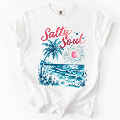 Salty Soul - Comfort Colors Relaxed Fit Premium T Shirt