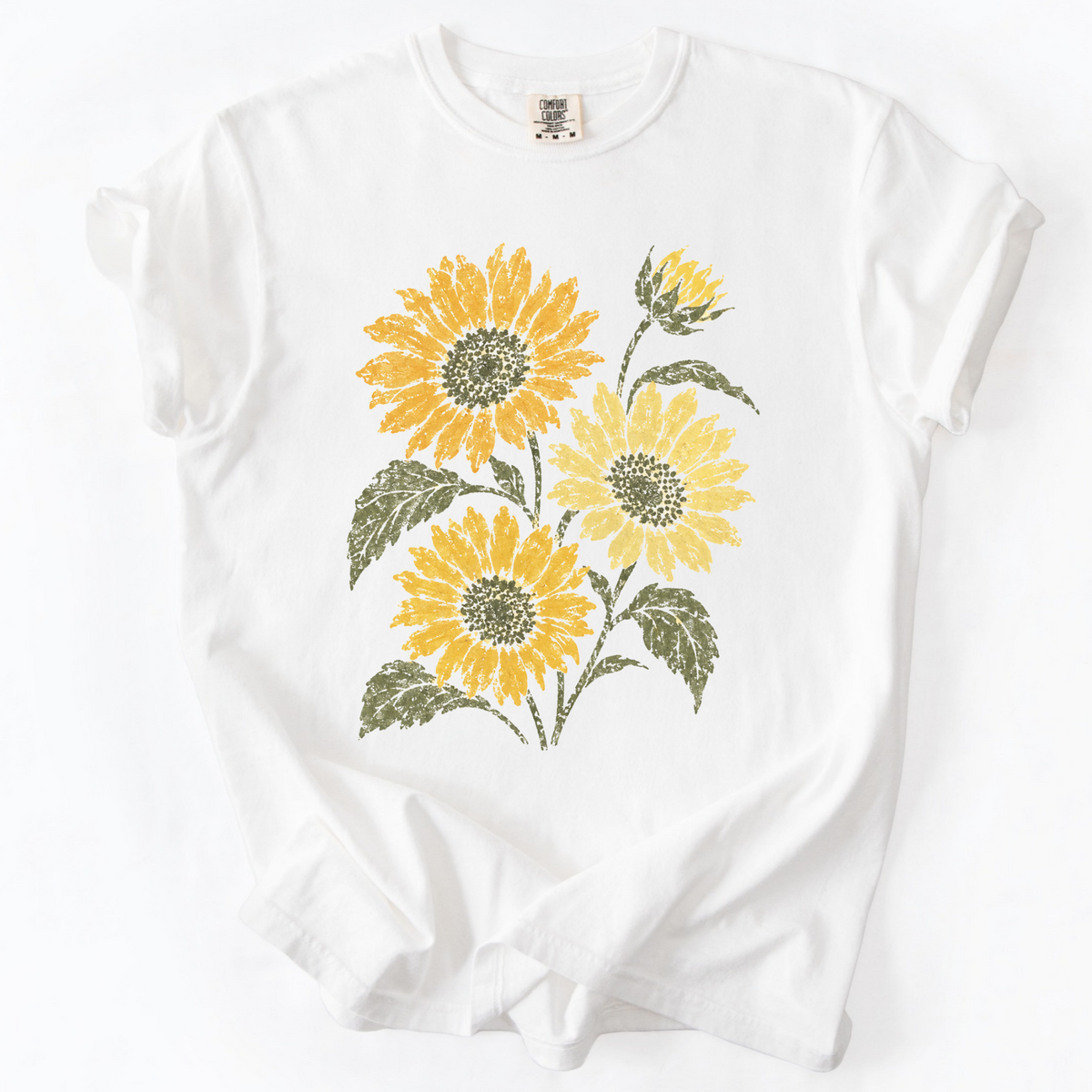 Pastel Sun -  Relaxed Fit Vintage Wash T Shirt