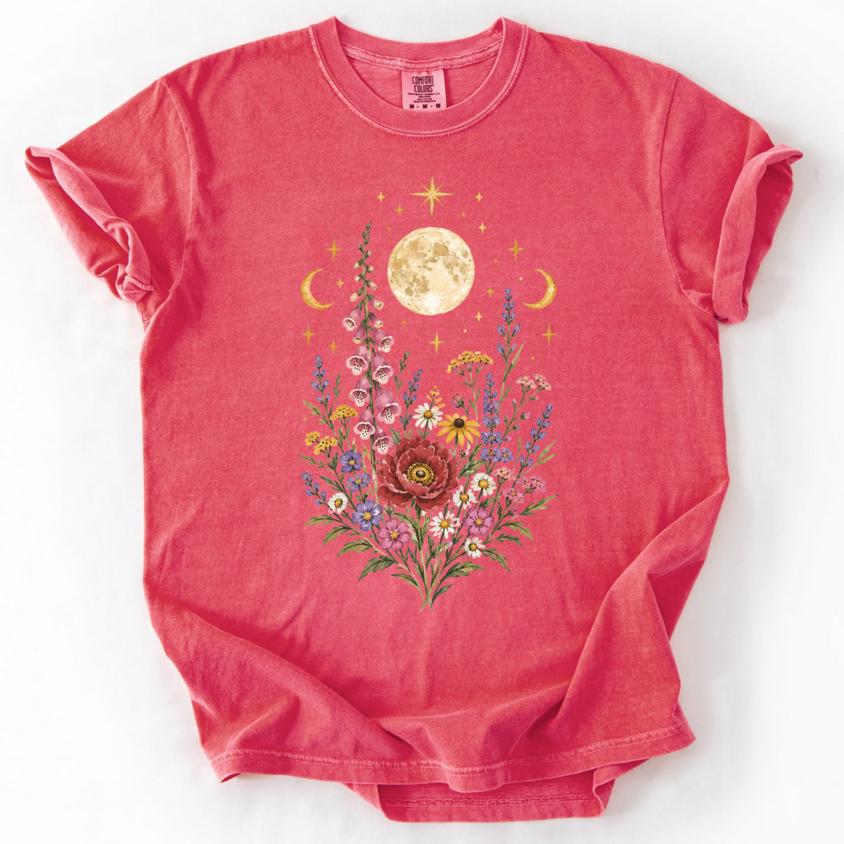 Mystic Moon -  Relaxed Fit Vintage Wash T Shirt