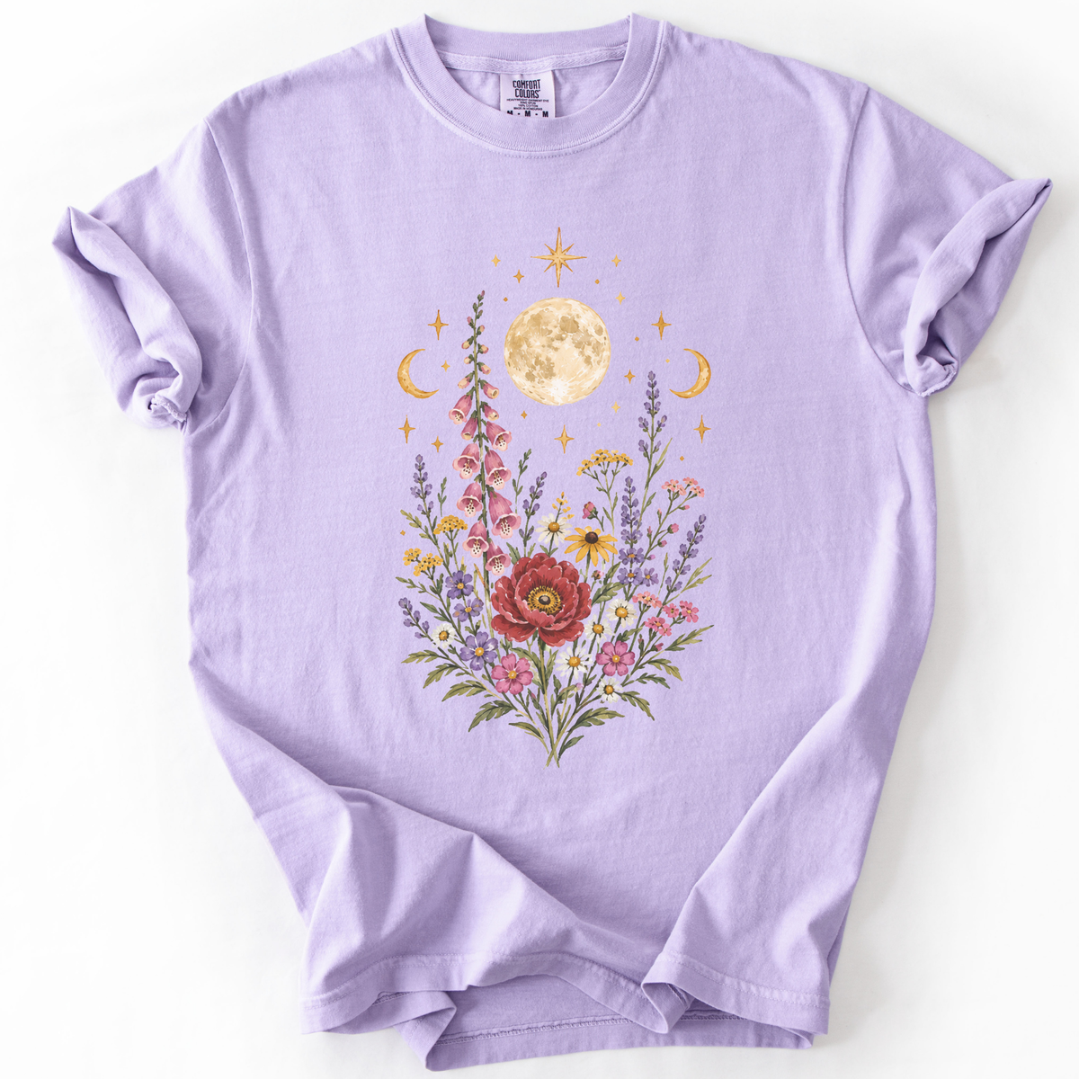 Mystic Moon -  Relaxed Fit Vintage Wash T Shirt