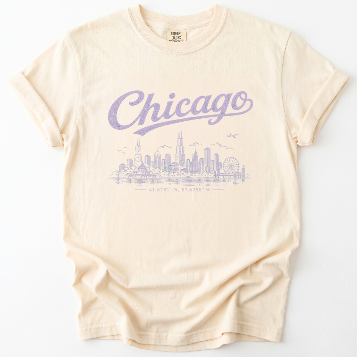 Chicago - Comfort Colors Relaxed Fit Premium T Shirt