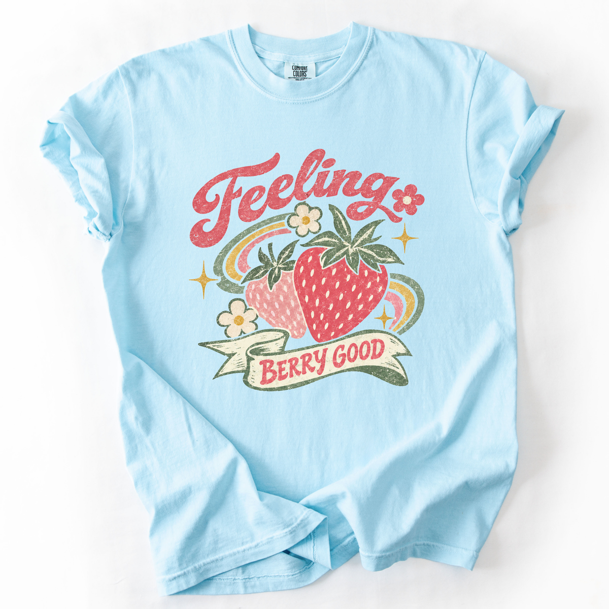 Feeling Berry Good - Relaxed Fit Vintage Wash T Shirt
