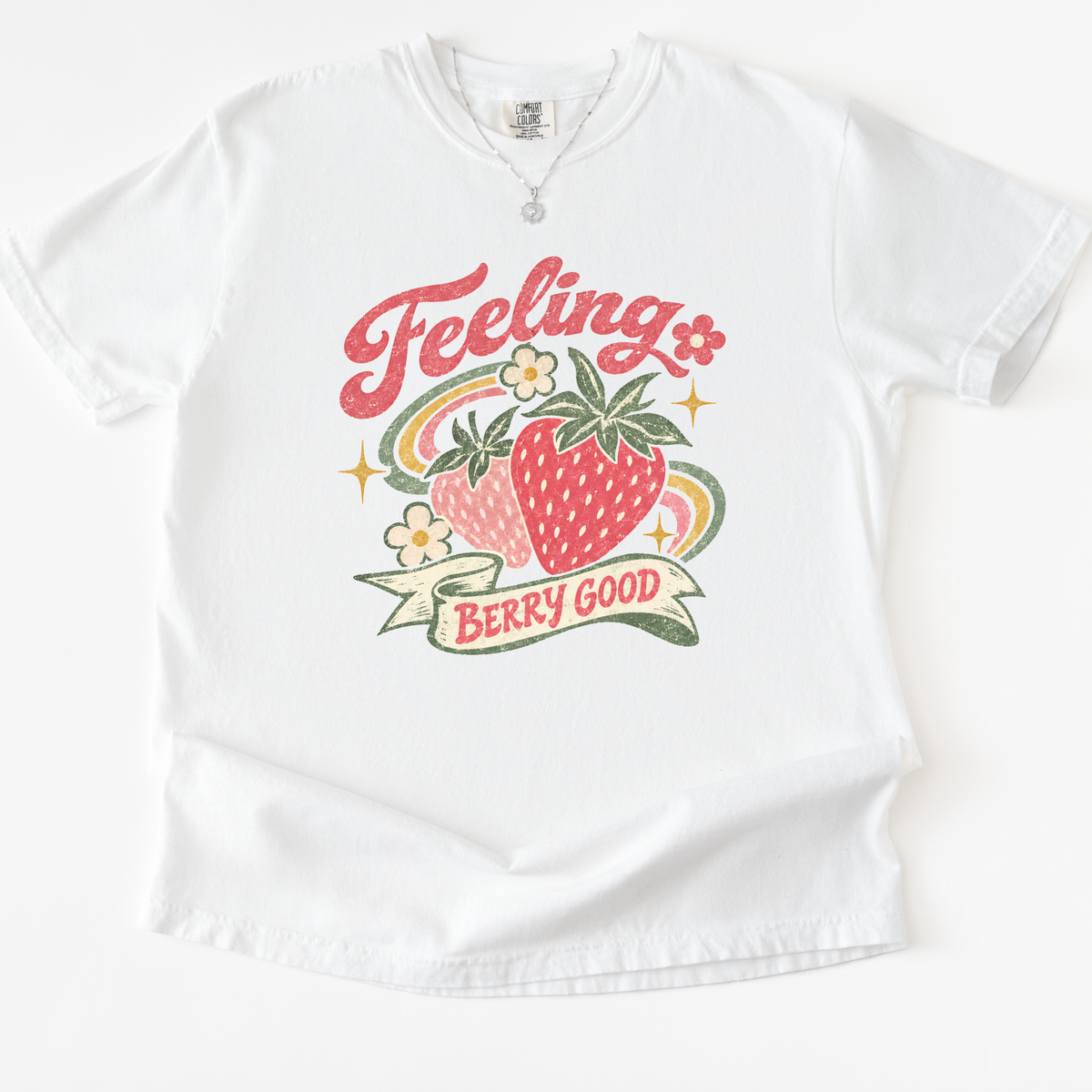 Feeling Berry Good - Relaxed Fit Vintage Wash T Shirt