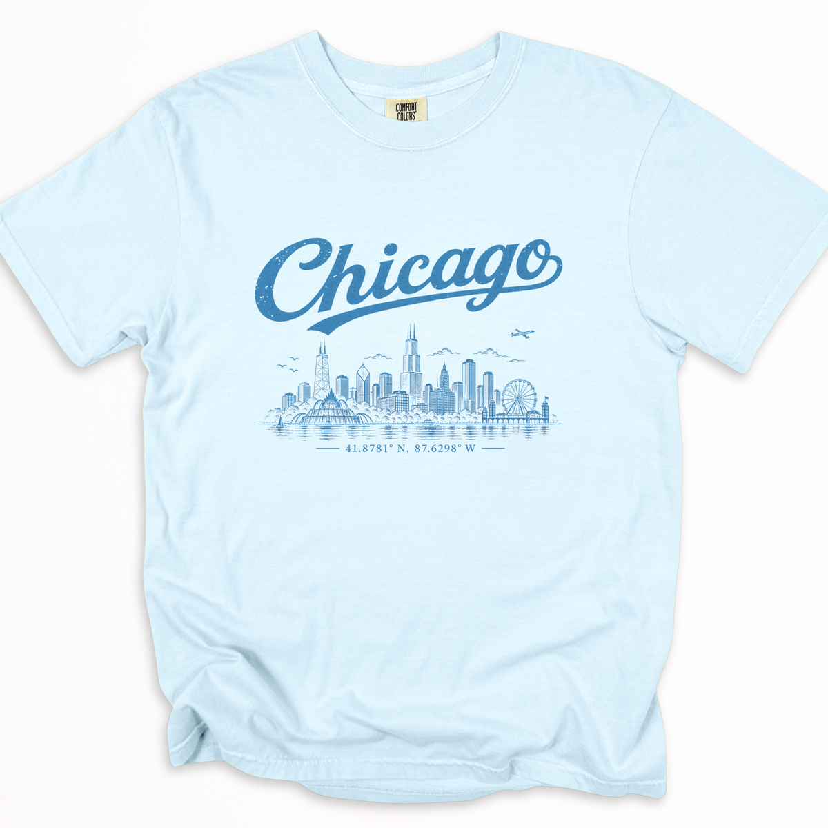 Chicago - Comfort Colors Relaxed Fit Premium T Shirt