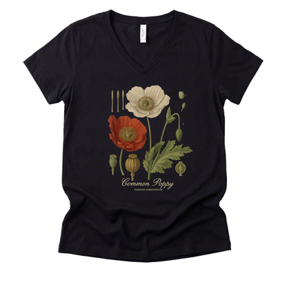 Common Poppy— V Neck