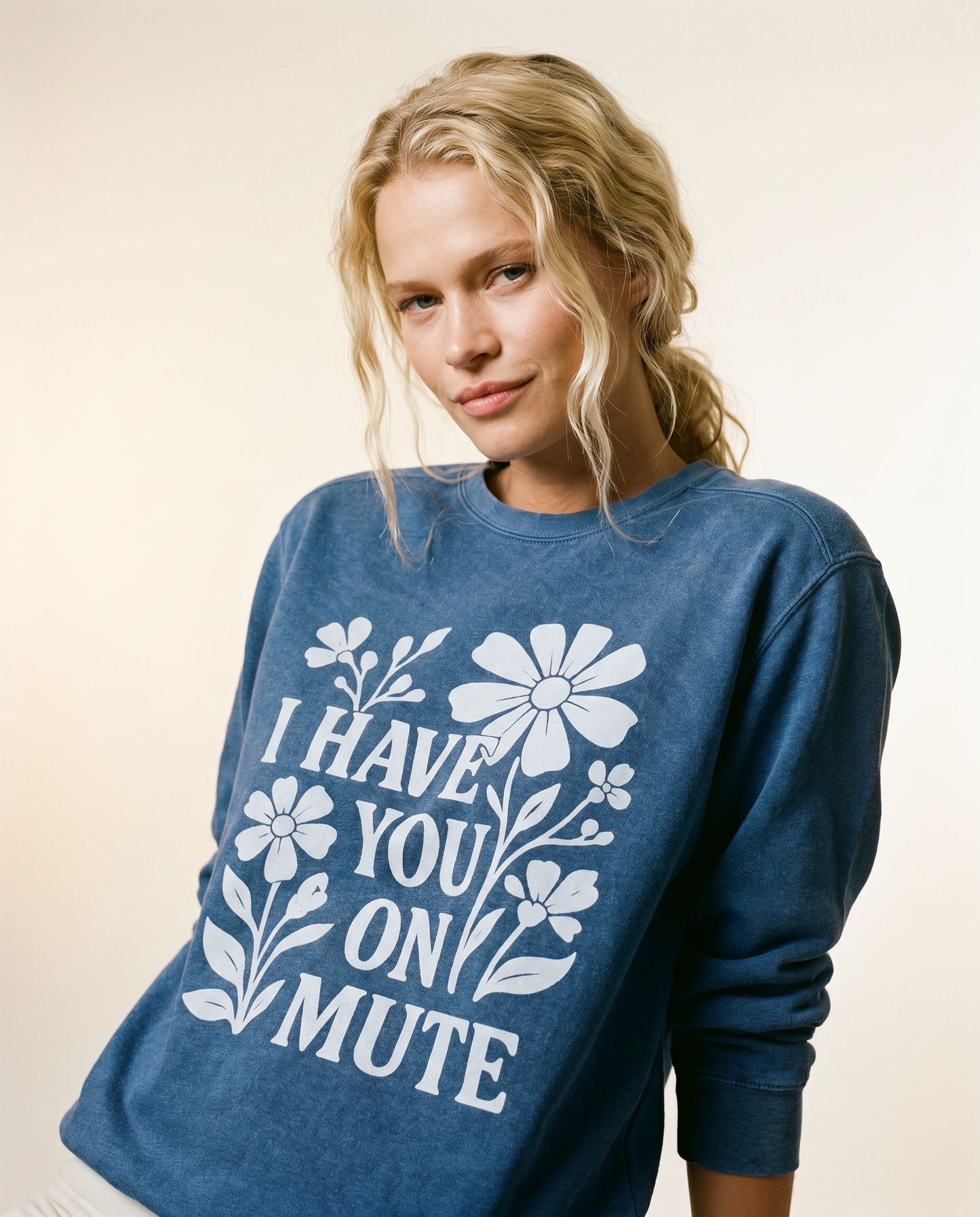 I Have You On Mute - Comfort Colors Premium Heavyweight Sweatshirt