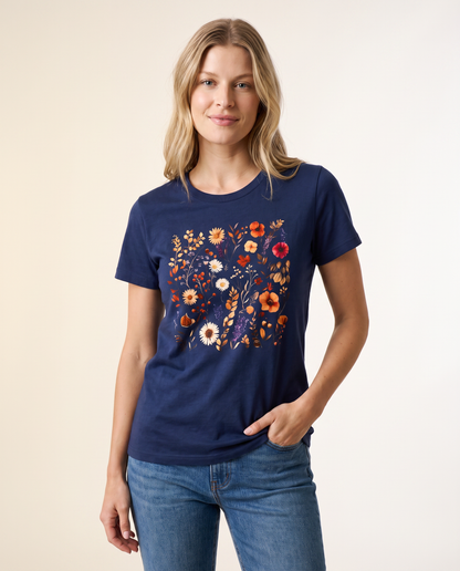 Autumn Boho Floral - Women's Perfect Tee