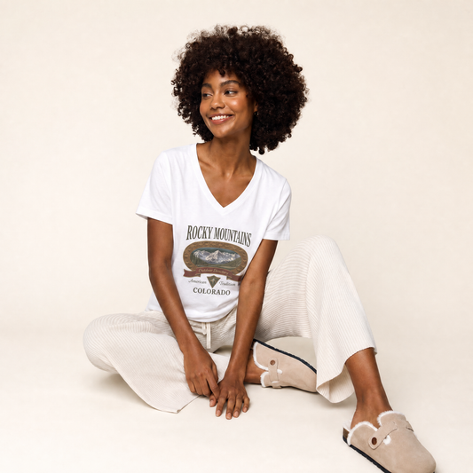 Rocky Mountains - Super Soft V-Neck
