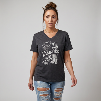 Terror Of The Vampurr - Super Soft V-Neck