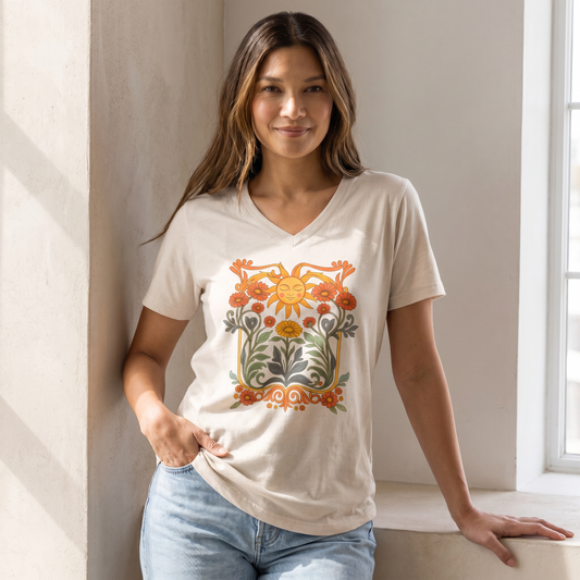 Helia's Garden - Super Soft V-Neck