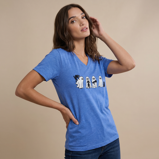Scaredy Cats - Super Soft V-Neck