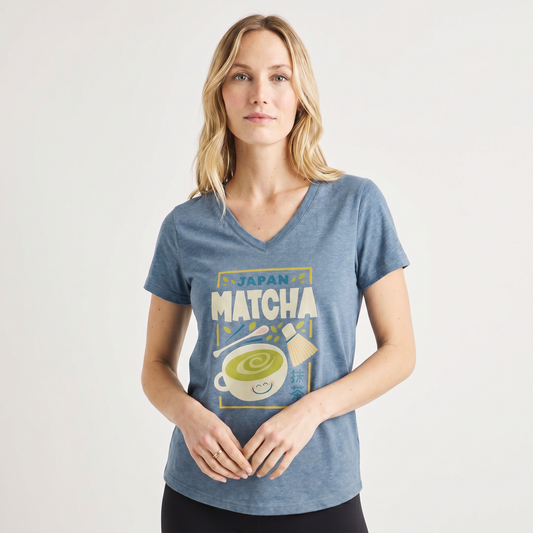 Matcha - Super Soft V Neck