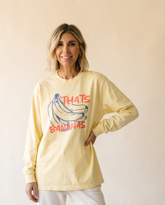 Thats Bananas - Comfort Colors Long Sleeve Premium T Shirt