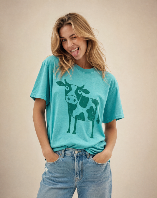 Cow -  Comfort Colors Relaxed Fit Premium T Shirt