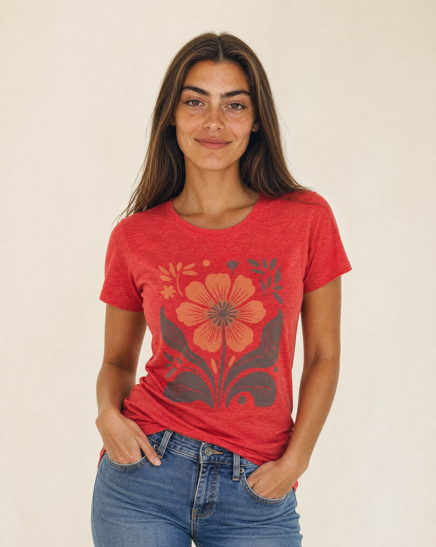 Retro Floral - Women's Perfect Tee